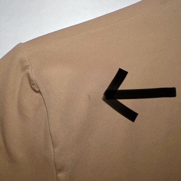 SKIMS Fits Everybody Long Sleeve T-Shirt in Clay - Picture 7 of 7